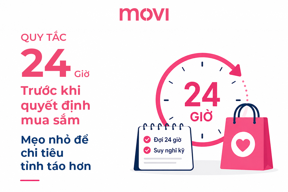 Quy tắc 24 giờ trước khi quyết định mua sắm: Mẹo nhỏ để chi tiêu tỉnh táo hơn